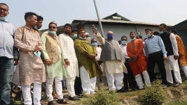 কোম্পানীগঞ্জে উন্নয়নকাজ পরিদর্শনে মন্ত্রী ইমরান আহমদ