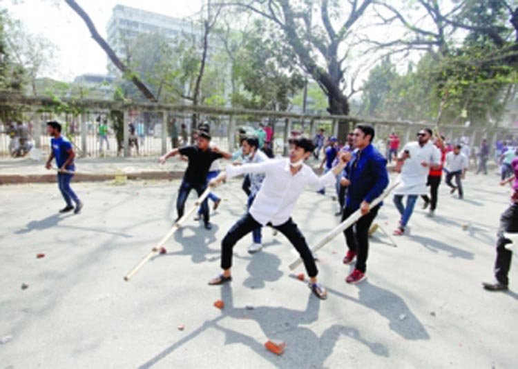 ছাত্রদলের সমাবেশ সংঘর্ষের ঘটনায় মামলা