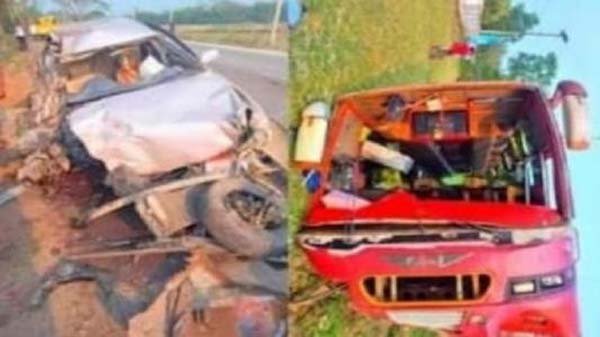 নবীগঞ্জে বাস ও কারের সংঘর্ষে আহত ২০