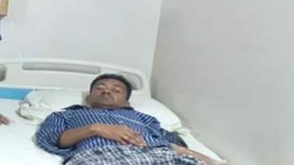 বিয়ানীবাজার পূজা পরিষদের সম্পাদক সড়ক দুর্ঘটনায় আহত