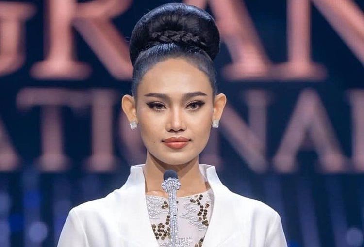 সেনাবাহিনীর বিরুদ্ধে দাঁড়িয়েছে মিয়ানমারের বিউটি কুইন