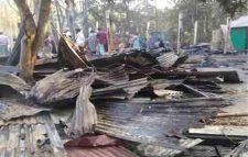 বেগমগঞ্জে বৈদ্যুতিক আগুনে পুড়ল ৬ বসতঘর