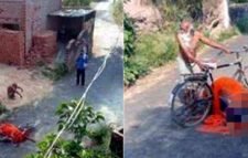 করোনা ভয়ে স্থানীয়দের শেষকৃত্যে বাধা  মৃত স্ত্রীকে নিয়ে সাইকেলে ঘুড়লেন বৃদ্ধ