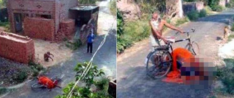 করোনা ভয়ে স্থানীয়দের শেষকৃত্যে বাধা  মৃত স্ত্রীকে নিয়ে সাইকেলে ঘুড়লেন বৃদ্ধ