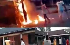 প্রধানমন্ত্রীকে কটুক্তি করায় দক্ষিণ সুরমায় যুক্তরাজ্য  বিএনপি সভাপতির বাড়িতে হামলা ও অগ্নিসংযোগ