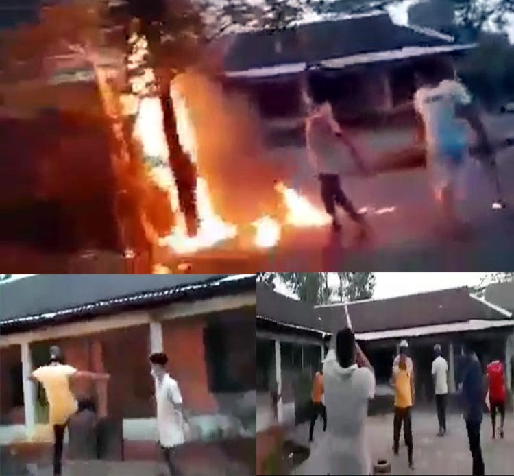 প্রধানমন্ত্রীকে কটুক্তি করায় দক্ষিণ সুরমায় যুক্তরাজ্য  বিএনপি সভাপতির বাড়িতে হামলা ও অগ্নিসংযোগ