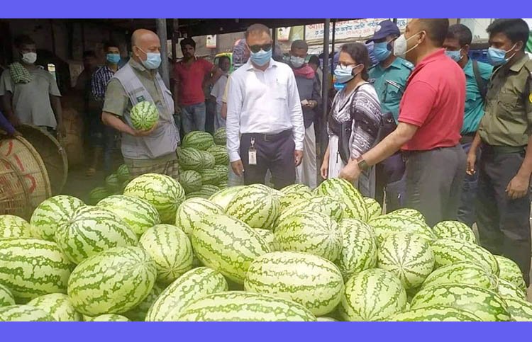 সিলেটে অতিরিক্ত দামে গ্যাস সিলিন্ডার ও তরমুজ বিক্রি, অভিযান-জরিমানা