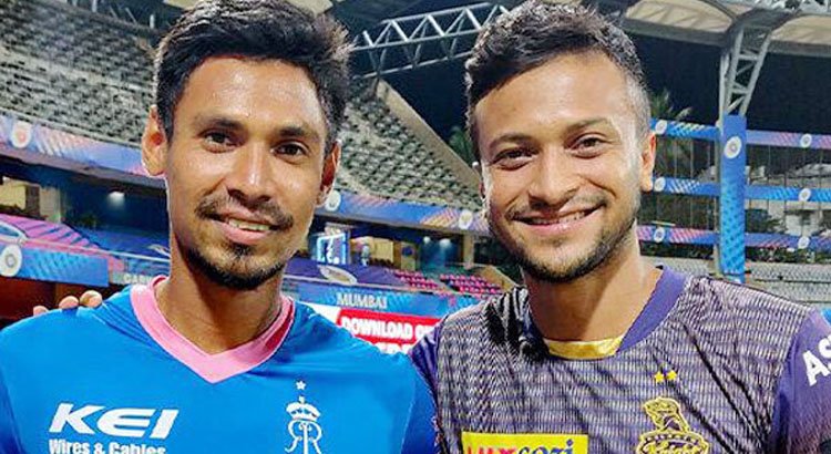 ঢাকায় পৌঁছে গেলেন সাকিব-মোস্তাফিজ