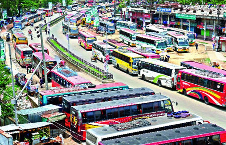 সিলেট থেকে ৮ বাস বদলে যেতে হবে ঢাকায়