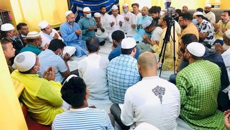 শেখ হাসিনার স্বদেশ প্রত্যাবর্তন দিবসে সিলেট জেলা যুবলীগের মিলাদ, দোয়া