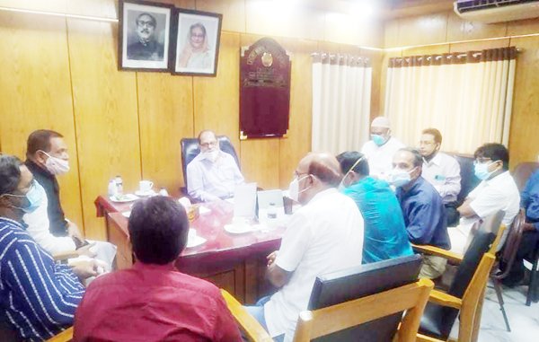 সিলেট মেডিকেল বিশ্ববিদ্যালয়ের ভিসি, কর্মকর্তা, কর্মচারীদের সাথে মতবিনিময়