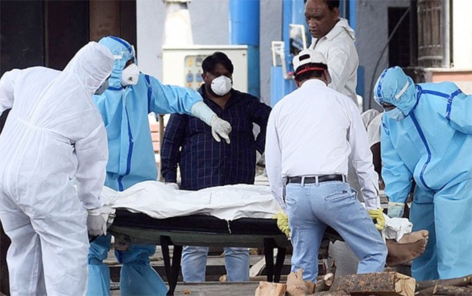 ভারতে করোনায় মৃত্যুতে নতুন রেকর্ড, একদিনে প্রাণ গেল ৬১৪৬ জনের