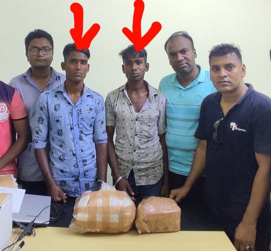 বিয়ানীবাজারের ৩ কেজি গাঁজাসহ দুইজন আটক