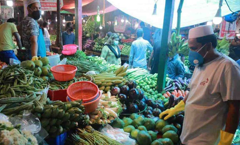 কাঁচাবাজার সকাল ৯টা থেকে বিকাল ৫টা পর্যন্ত খোলা