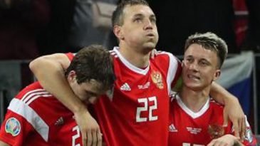 ইউরোর ম্যাচ জিতল রাশিয়া