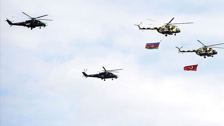 যৌথ সামরিক মহড়া দিলো তুরস্ক-আজারবাইজান