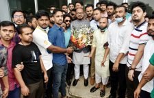 সিওমেক ছাত্রলীগের নব নির্বাচিত নেতৃবৃন্দকে  সংবর্ধনা