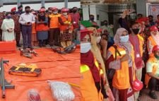 ভূমিকম্প মোকাবেলায় করণীয় বিষয়ে ফায়ারসার্ভিস ও সিভিল ডিফেন্স এর মহড়া অনুষ্ঠিত