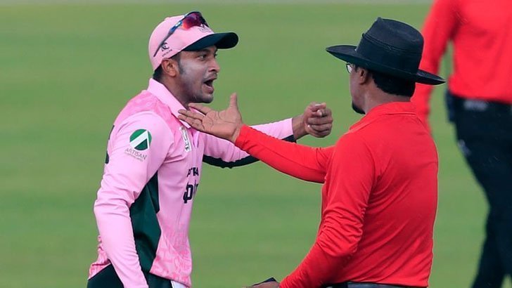 সাকিব ৪ ম্যাচ নিষিদ্ধ