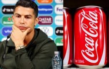 বিজ্ঞাপনী সংস্থার পানীয় সরিয়ে দিয়ে আলোচনার খোরাক হয়েছেন রোনালদো