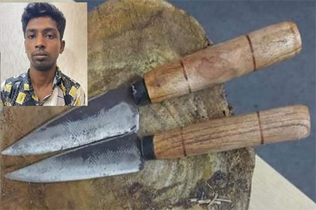 কসাইয়ের ছদ্মবেশে ছিনতাই