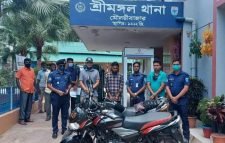 শ্রীমঙ্গলে চোরাই মোটরসাইকেলসহ যুবক আটক
