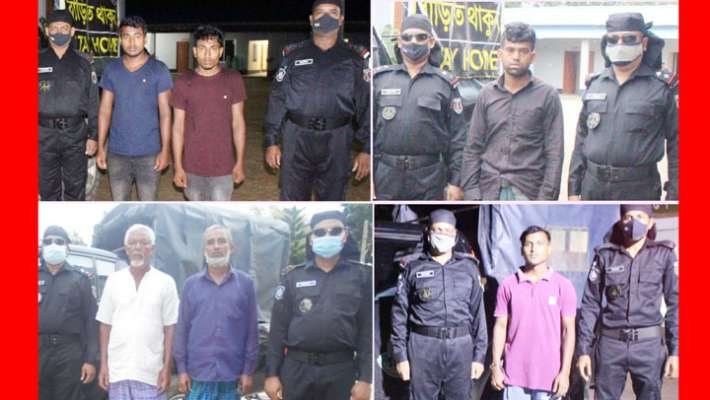 সিলেট ও হবিগঞ্জে র‍্যাব-পুলিশের অভিযান আটক ৪