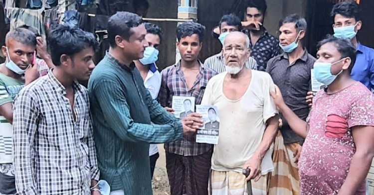 চেয়ারম্যান পদপ্রার্থী সাংবাদিক আলী আকবর চৌধুরীর নির্বাচনী প্রচারনা