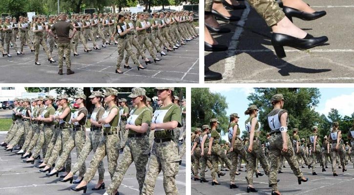 হিল পরে ট্রেনিংয়ে নারী সেনারা, সমালোচিত সরকার