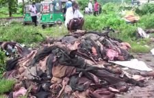 মৌলভীবাজারে কুরবানির পশুর চামড়া নদীতে ফেলে দিয়েছেন ব্যবসায়ীরা