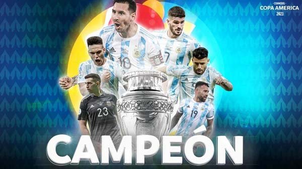 ব্রাজিলকে হারিয়ে কোপার শিরোপা জয় আর্জেন্টিনার
