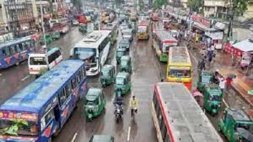 গণপরিবহনে দাঁড়িয়ে যাত্রী নেয়া যাবে না