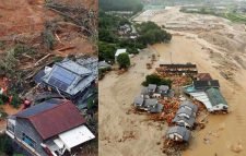 ভারীবর্ষণে জাপানে ভয়াবহ ভূমিধস