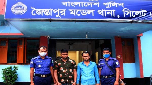 জৈন্তাপুরে পুলিশের অভিযানে ইয়াবাসহ ২ যুবক আটক