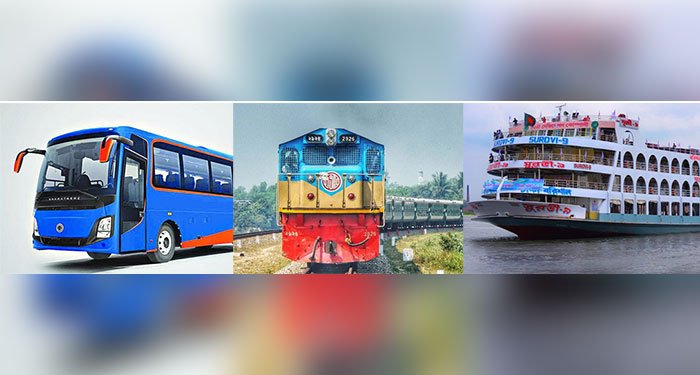 শতভাগ আসনে চলবে বাস, ট্রেন-লঞ্চ