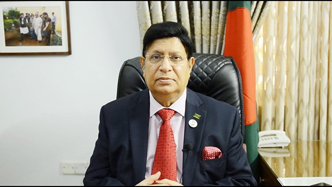 মহামারি মোকাবিলায় সাহায্যের হাত বাড়িয়ে দেয়ায় চীনের প্রতি কৃতজ্ঞতা পররাষ্ট্রমন্ত্রীর