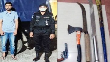 আখালিয়ায় বিপুল অস্ত্রসহ সন্ত্রাসী সাব্বির গ্রেফতার