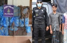 চৌহাট্টায় পিকআপ ভর্তি ভাতীয় বিড়ির চালান জব্দ, দুই চোরাকারবারি গ্রেফতার