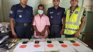 মাধবপুরে এক হাজার পিস ইয়াবাসহ যুবক গ্রেফতার