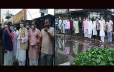 লালাবাজার বিশ্বরোডের বেহাল দশা পরিদর্শনে আতিকুর রহমান আতিক