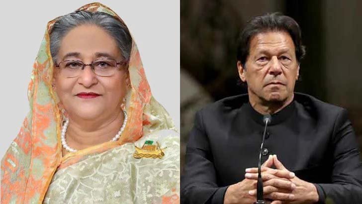 ১৫ আগস্ট: শেখ হাসিনার প্রতি সমবেদনা জানালেন ইমরান খান