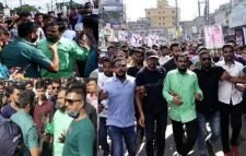 সিলেট পুলিশী বাধা উপক্ষো করে উপজেলা যুবদল ছাত্রদলের বিক্ষোভ মিছিল :: DSTV