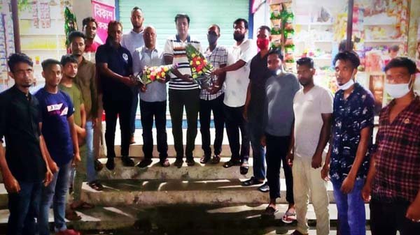 সিলেটে স্বেচ্ছাসেবক দল নেতা দেলোয়ার ও নজরুলকে বিএনপি ও অঙ্গ সংগঠনের সংবর্ধনা