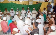 বঙ্গবন্ধু শেখ মুজিবুর রহমানের ৪৬ তম শাহাদত বার্ষিকীতে জেলা ব্যবসায়ী  ঐক্যকল্যাণ পরিষদের দোয়া মাহফিল