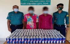 সিলেটে ২১৪ পিস ভারতীয় এনার্জি ড্রিংকসহ ২ জন আটক