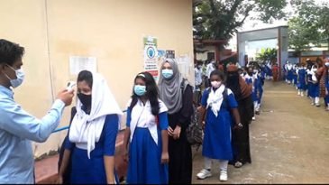 হবিগঞ্জে উচ্ছ্বসিত শিক্ষক ও শিক্ষার্থীরা