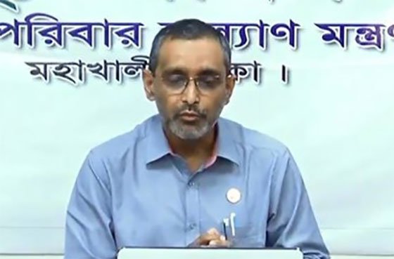 বাংলাদেশ স্বস্তিদায়ক অবস্থায় আছে: স্বাস্থ্য অধিদপ্তর