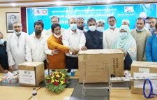 দক্ষিণ সুরমার স্বাস্থ্য কমপ্লেক্সে চিকিৎসা সামগ্রী সরবরাহ করলো সিলেট চেম্বার