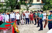 রাষ্ট্রীয় মর্যাদায় বীর মুক্তিযোদ্ধা মো: আব্দুস শহিদের দাফন সম্পন্ন