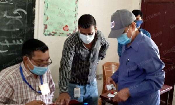 ভোট দিলেন স্বতন্ত্র প্রার্থী শফি আহমদ চৌধুরী